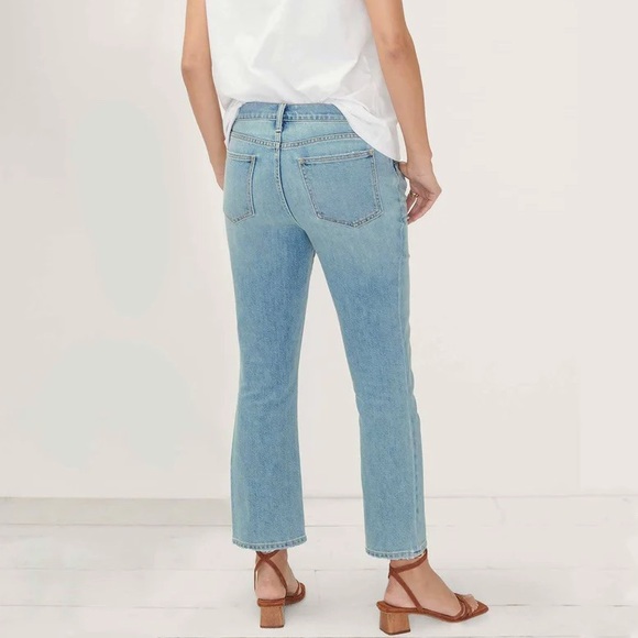 Hatch Collection The Crop Maternity Jean Sz 31 NWT - Picture 3 of 9